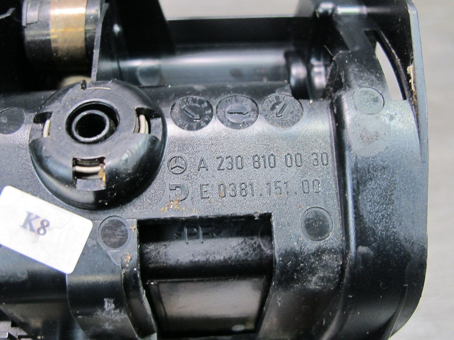 05-12 Mercedes R230 Dash Center Console Door Wood Trim Bezel Panel Set OEM