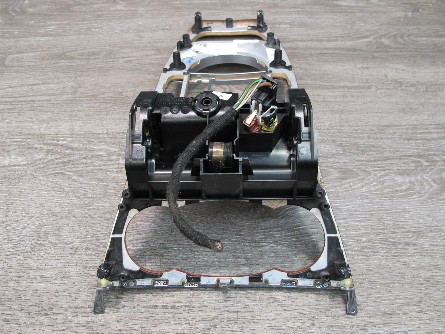 05-12 Mercedes R230 Dash Center Console Door Wood Trim Bezel Panel Set OEM