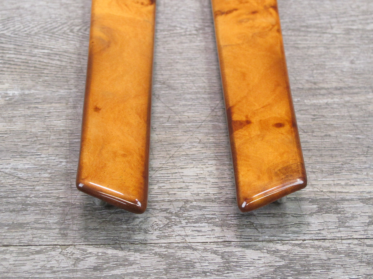 05-12 Mercedes R230 Dash Center Console Door Wood Trim Bezel Panel Set OEM