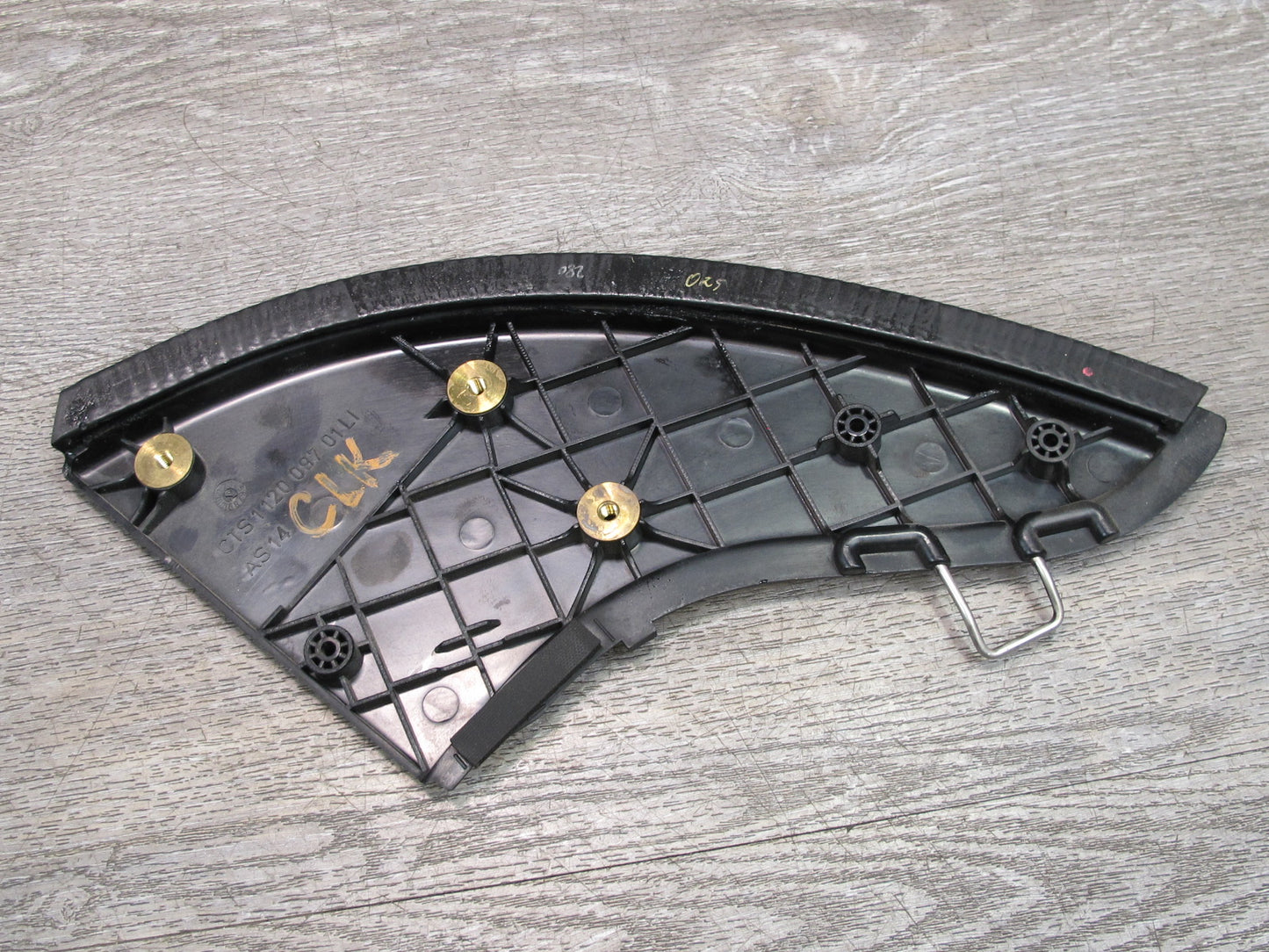 05-11 Mercedes R171 Slk-class Rear Left & Right Flap Trim Cover Black Set OEM