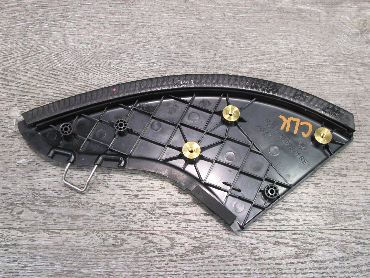 05-11 Mercedes R171 Slk-class Rear Left & Right Flap Trim Cover Black Set OEM
