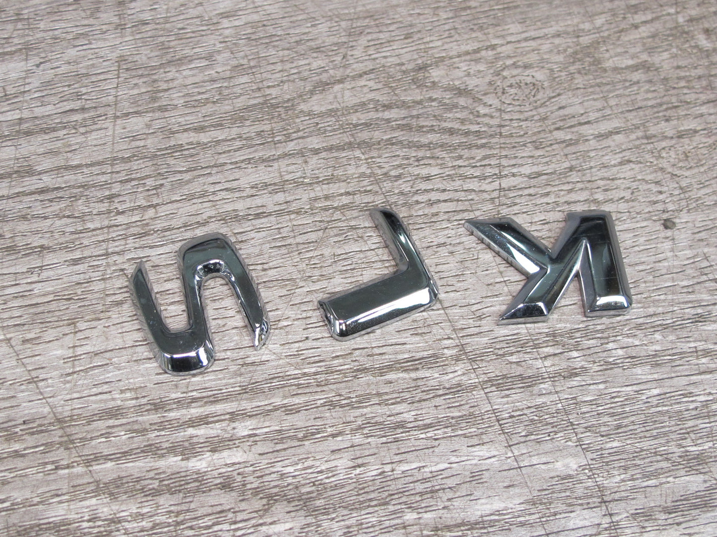 05-11 Mercedes R171 SLK55 AMG Rear Trunk Lid Emblem Letter Symbol Logo OEM