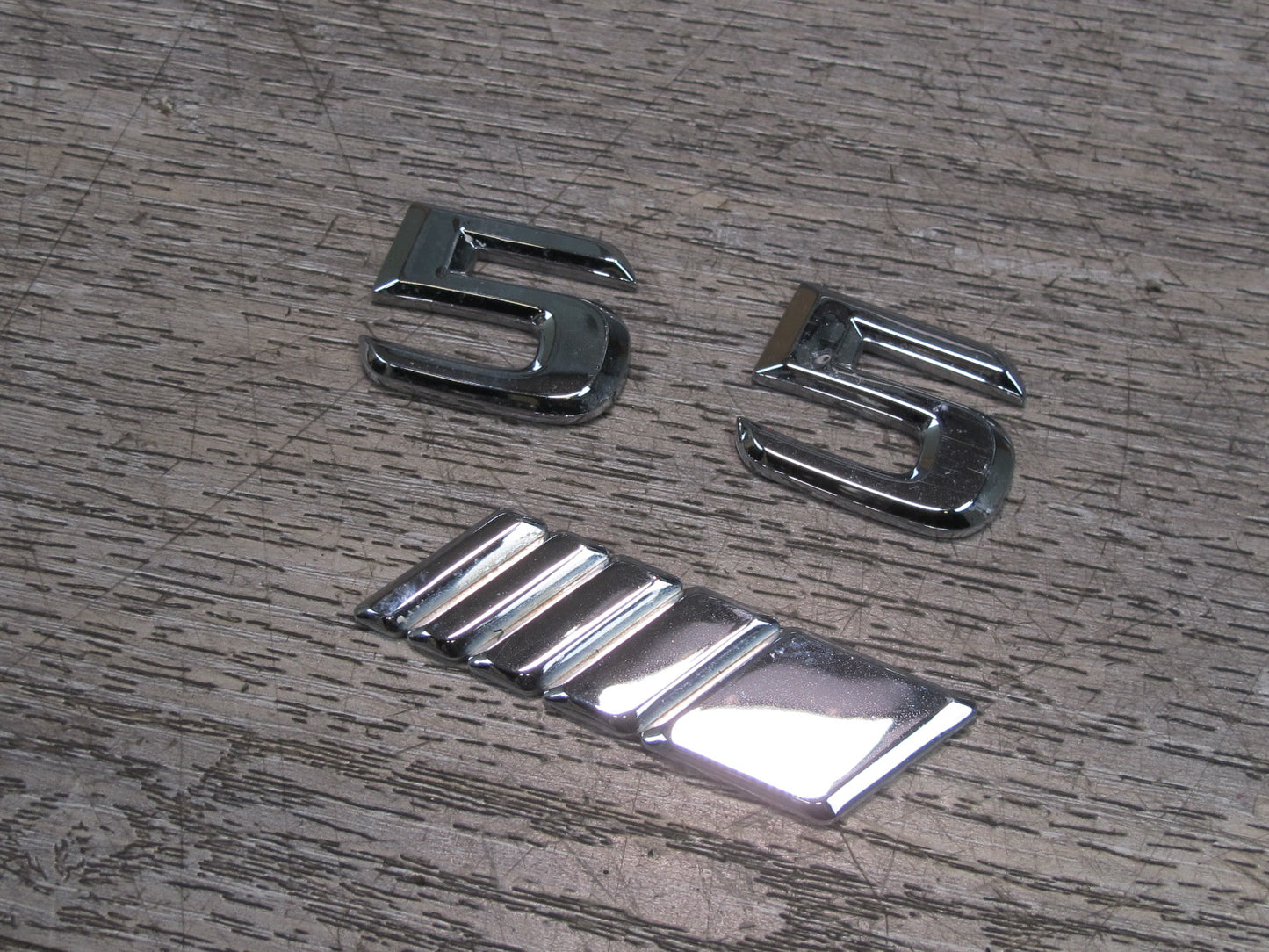05-11 Mercedes R171 SLK55 AMG Rear Trunk Lid Emblem Letter Symbol Logo OEM