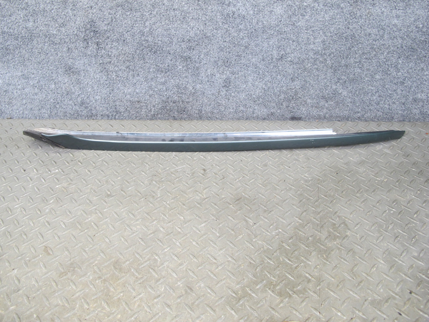 86-91 Mercedes W126 Front Windshield A Pillar Chrome Trim Molding Set OEM