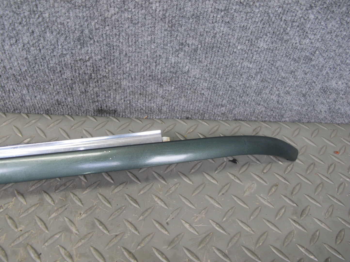 86-91 Mercedes W126 Front Windshield A Pillar Chrome Trim Molding Set OEM