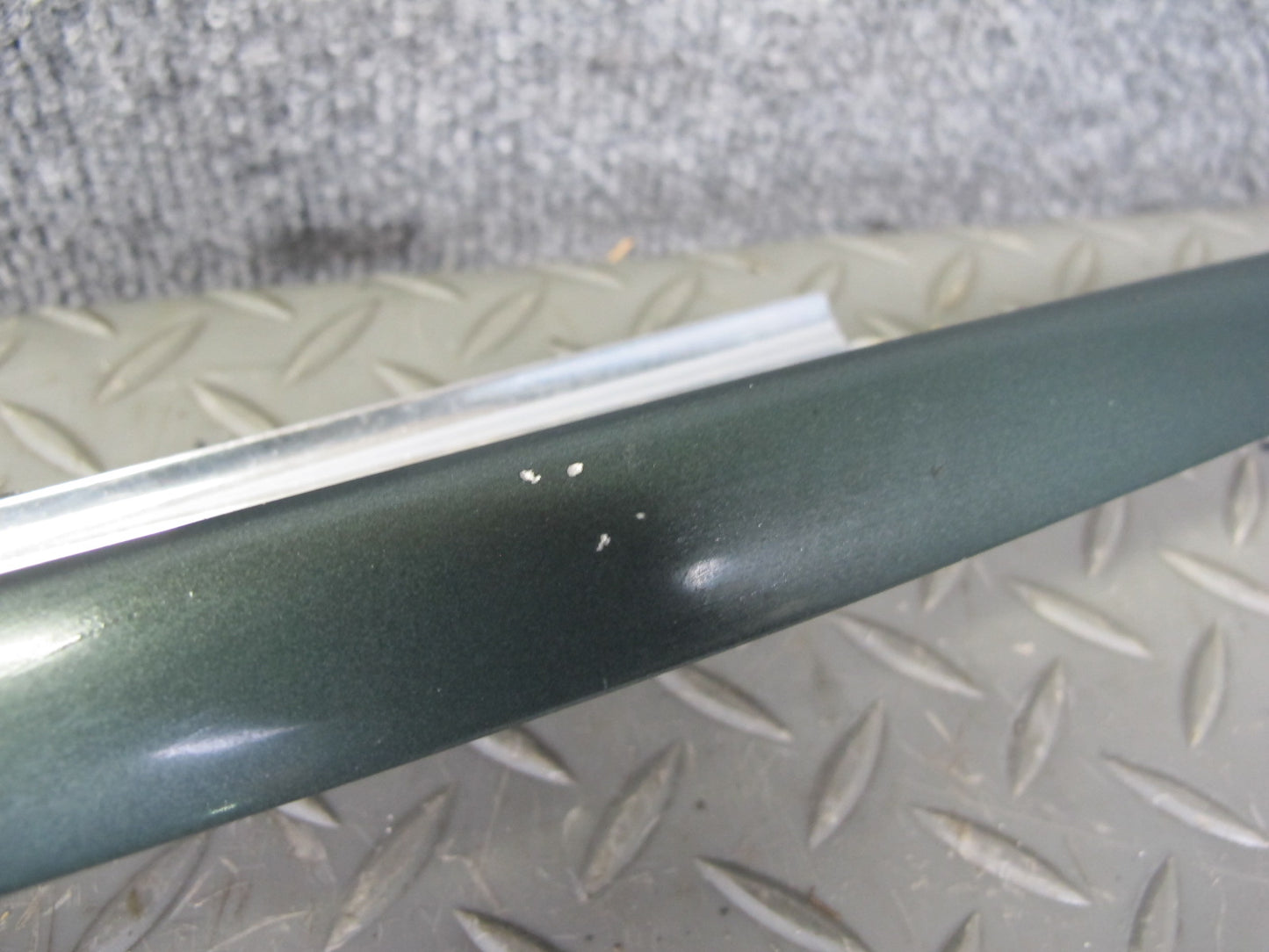 86-91 Mercedes W126 Front Windshield A Pillar Chrome Trim Molding Set OEM