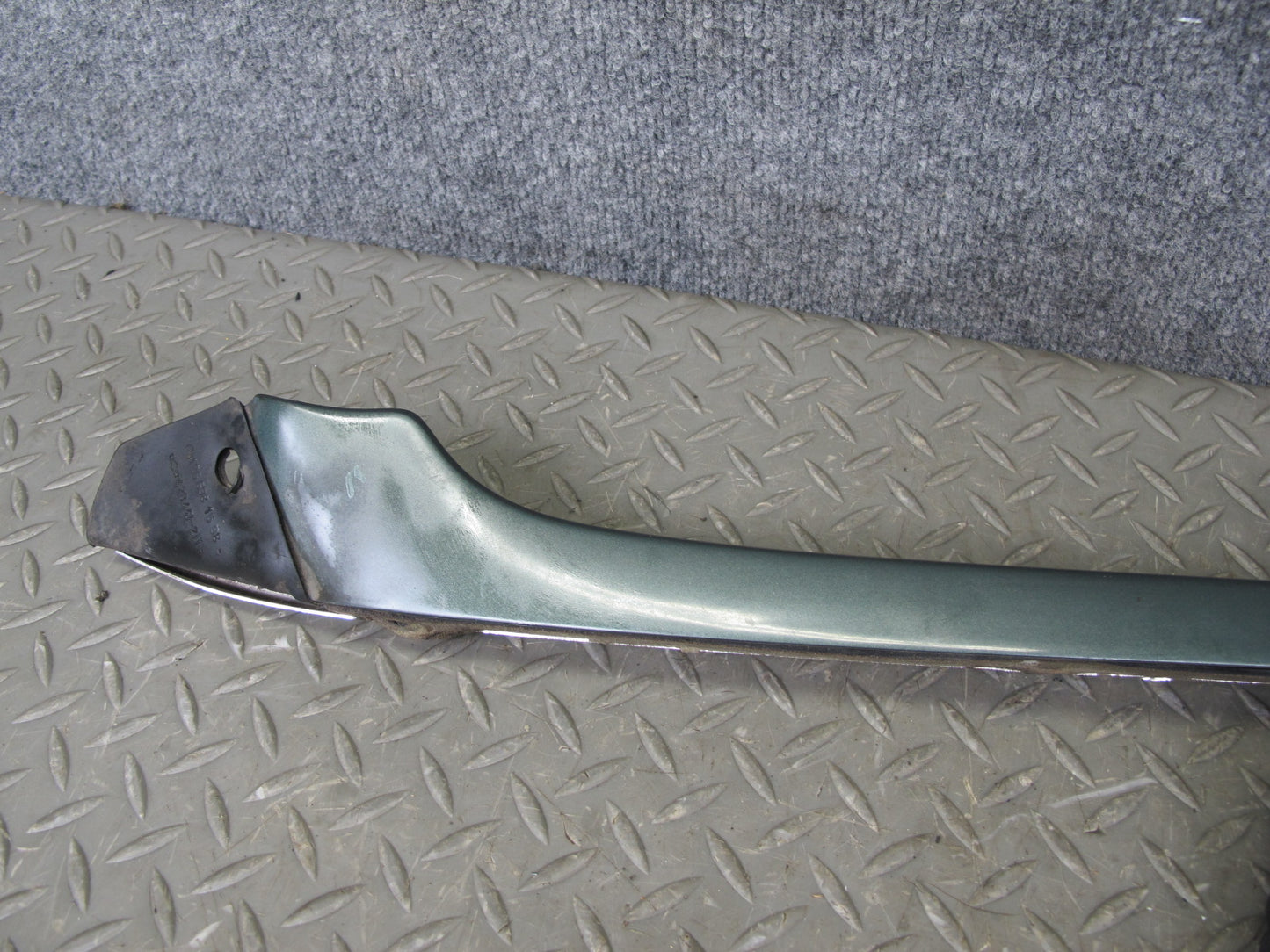 86-91 Mercedes W126 Front Windshield A Pillar Chrome Trim Molding Set OEM