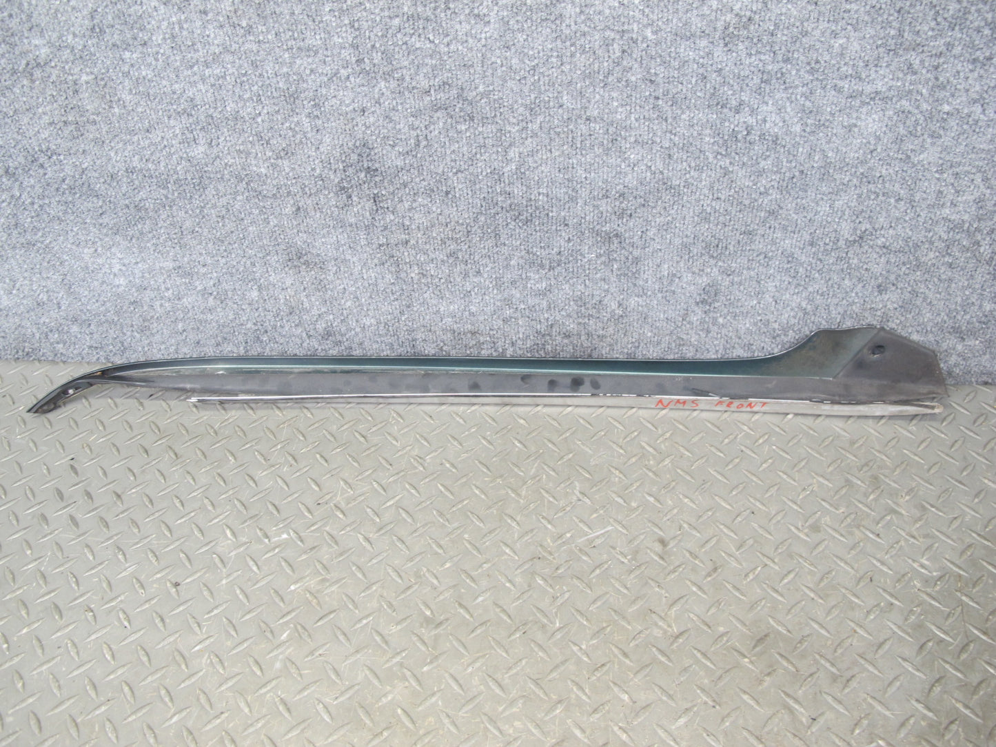 86-91 Mercedes W126 Front Windshield A Pillar Chrome Trim Molding Set OEM