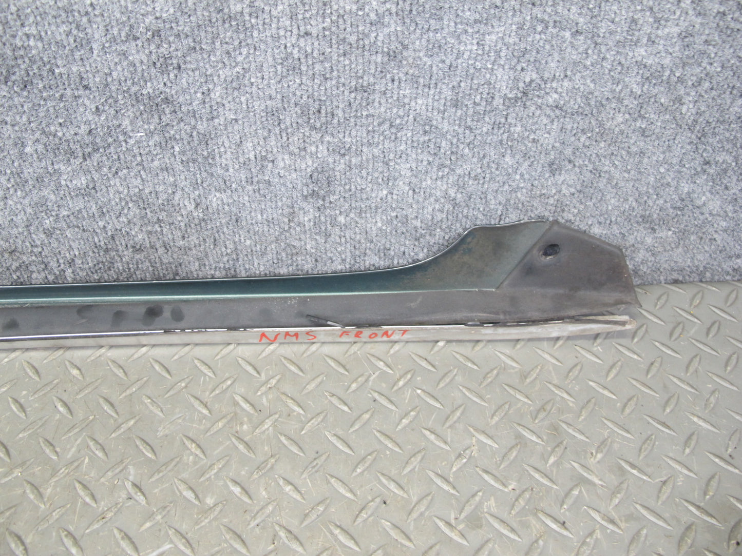 86-91 Mercedes W126 Front Windshield A Pillar Chrome Trim Molding Set OEM