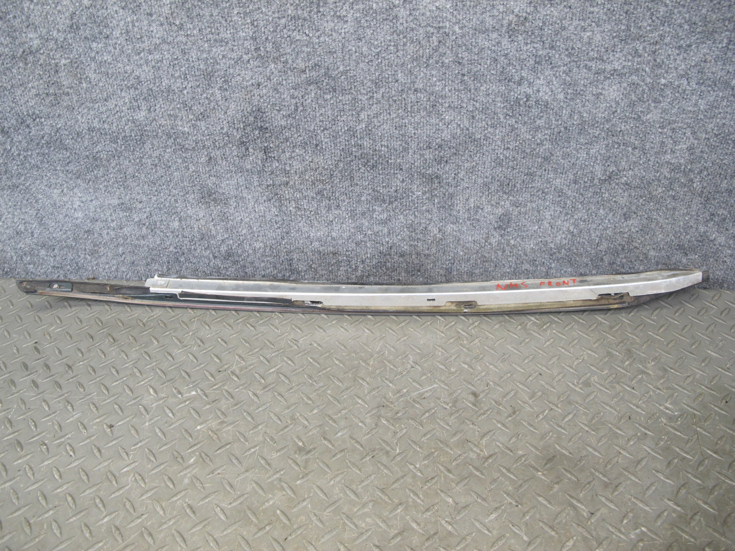 86-91 Mercedes W126 Front Windshield A Pillar Chrome Trim Molding Set OEM
