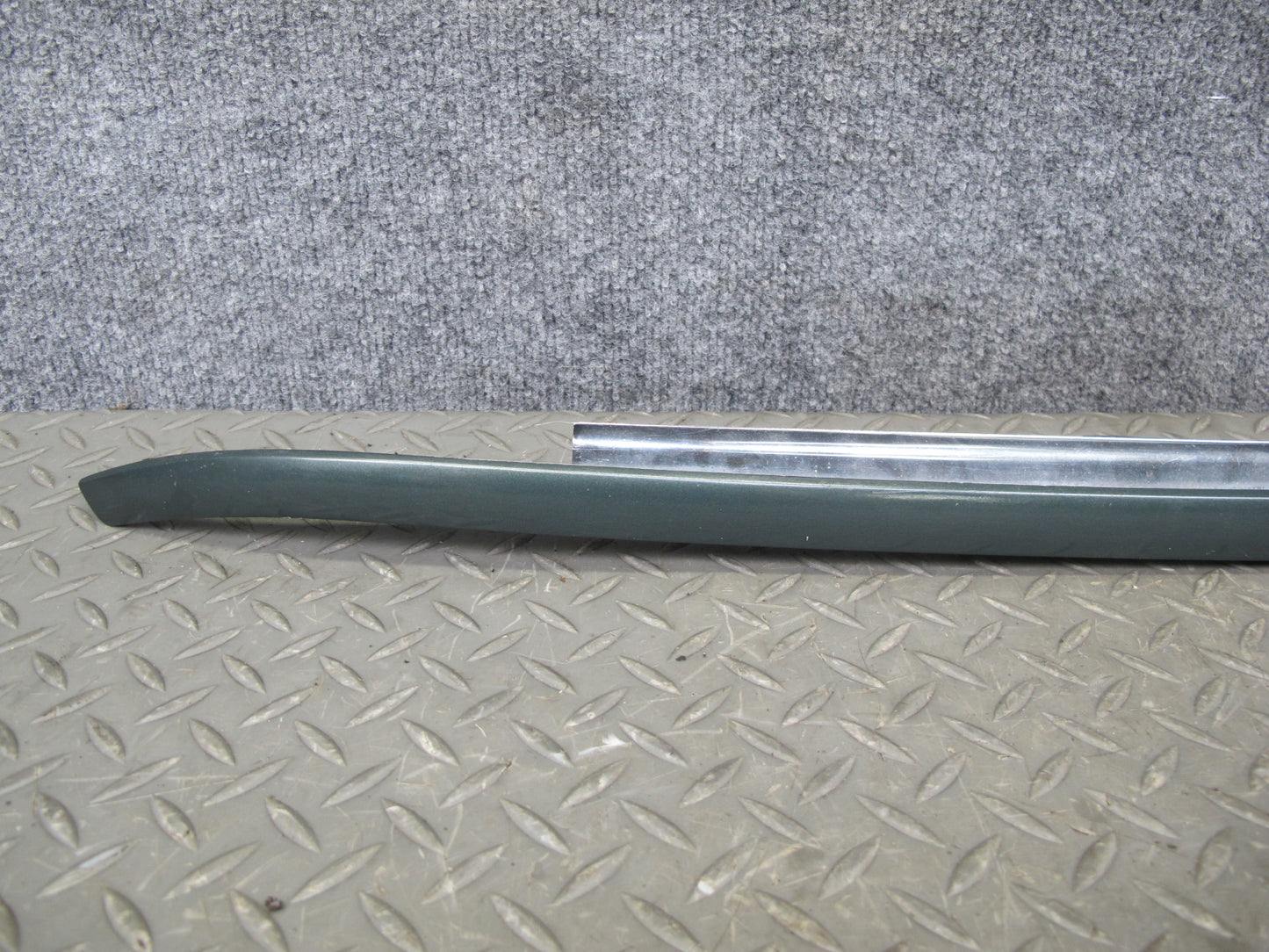 86-91 Mercedes W126 Front Windshield A Pillar Chrome Trim Molding Set OEM