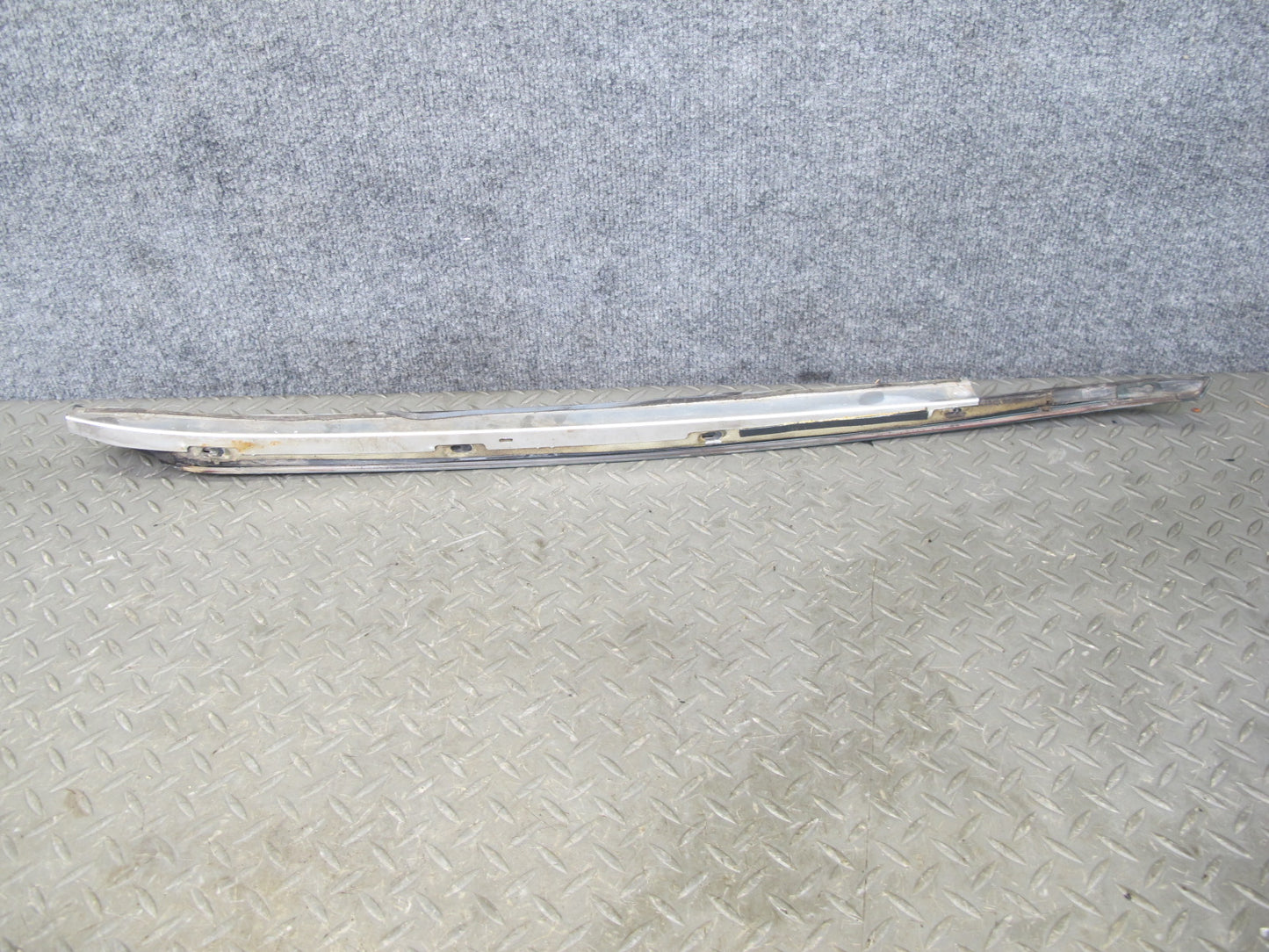 86-91 Mercedes W126 Front Windshield A Pillar Chrome Trim Molding Set OEM