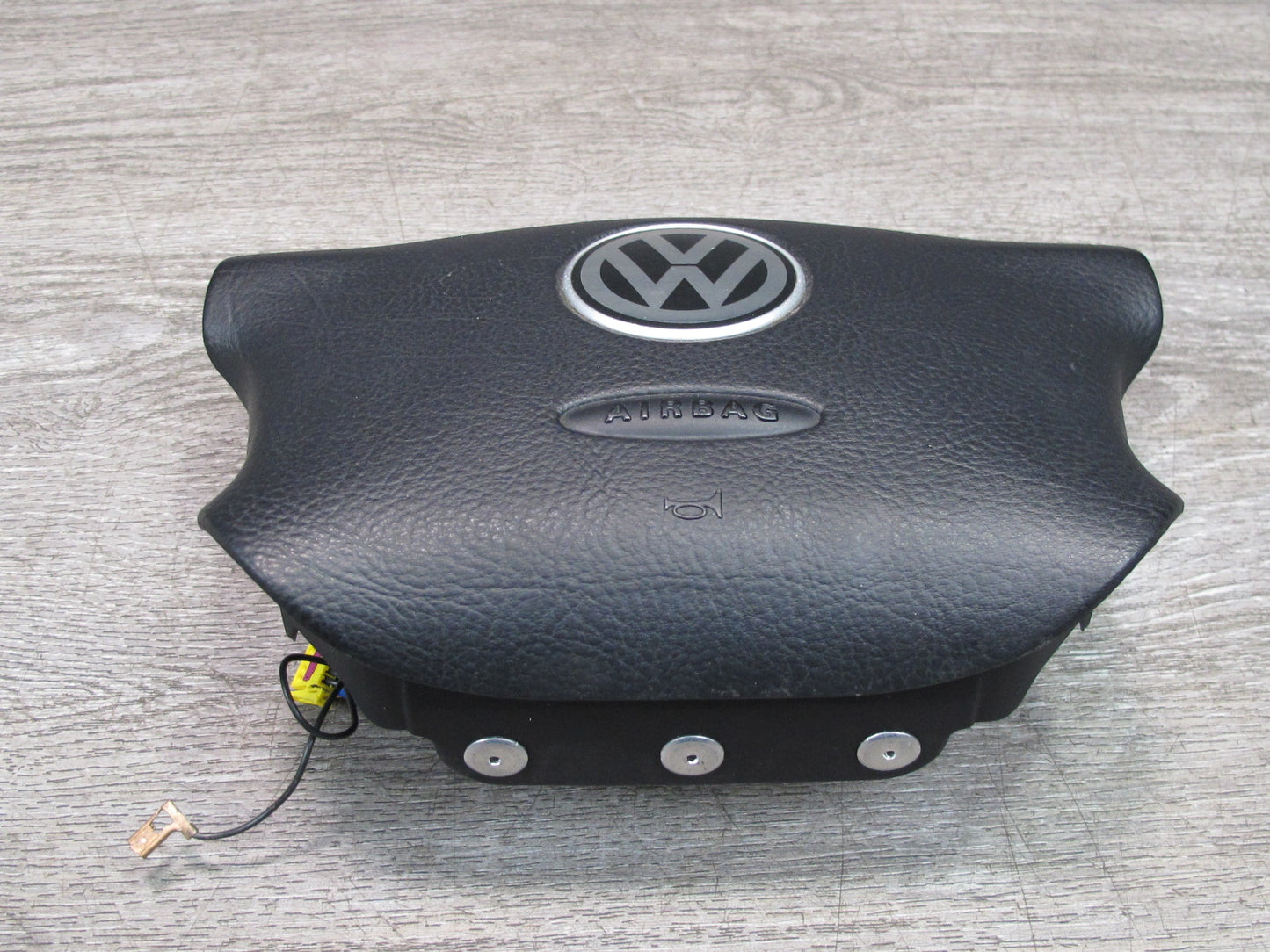 02-03 VW EUROVAN T4 MV FRONT LEFT DRIVER SIDE STEERING WHEEL SRS AIRBAG 3B0880201AS OEM