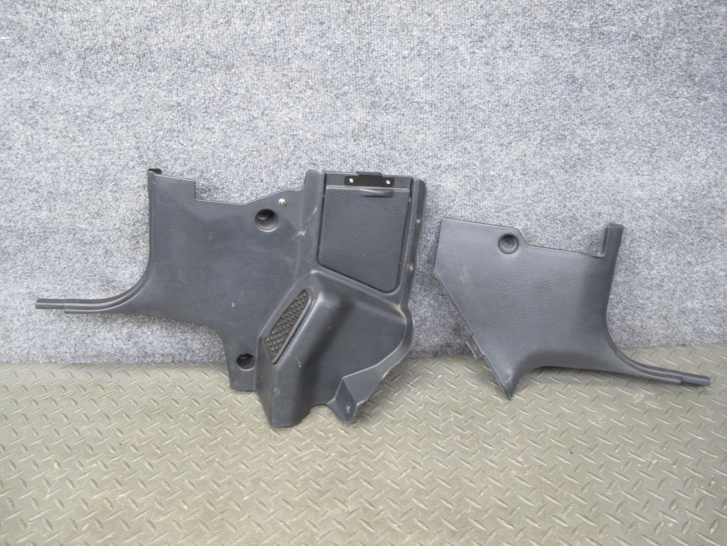 90-96 Nissan Z32 300ZX Set of 2 Front Left & Right Kick Trim Cover Panel OEM