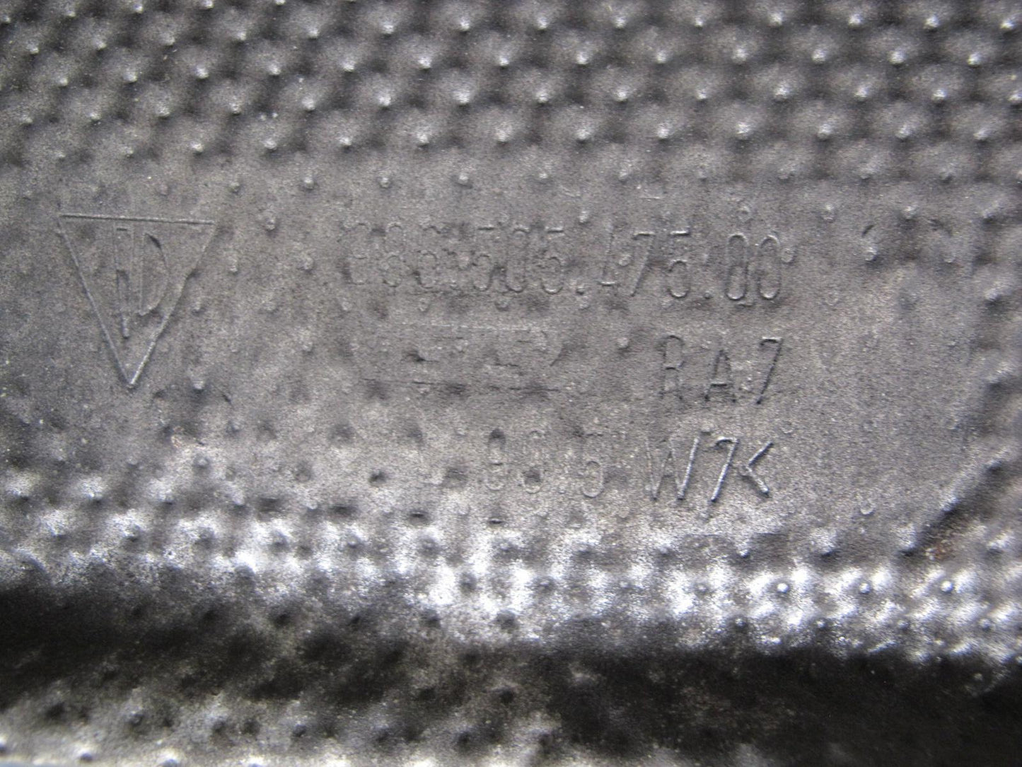 1997-2004 Porsche Boxster 986 Rear Bumper Impact Reinforcement Bar Heat Shield