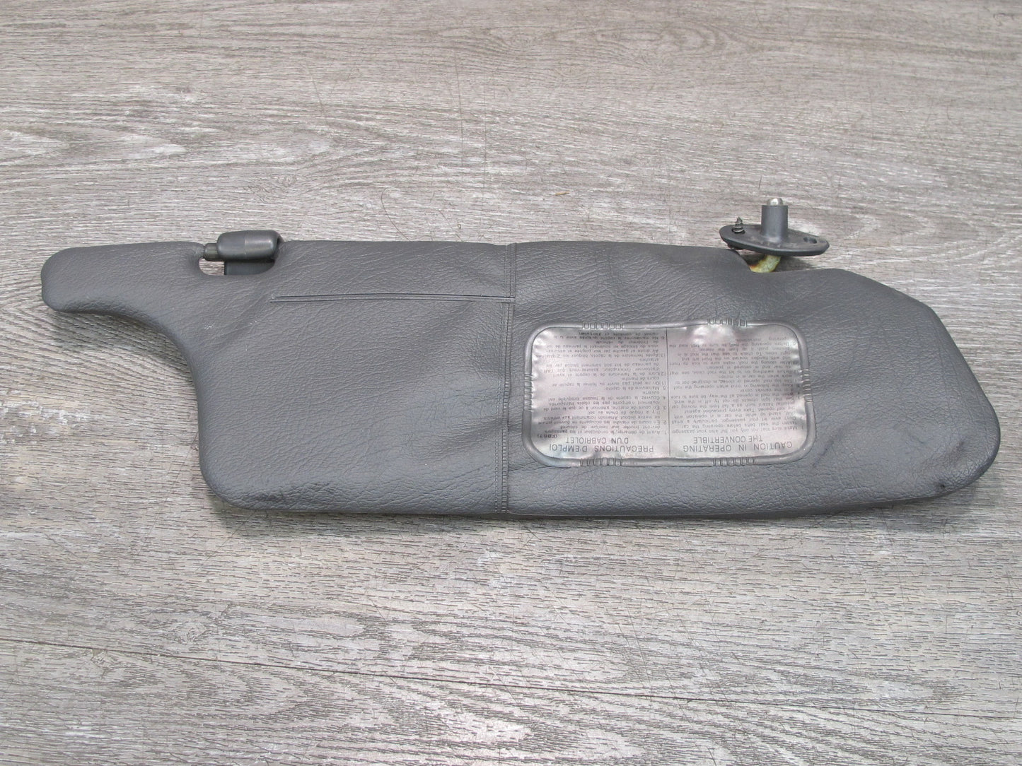 1988 Mazda RX7 FC3S Convertible Set of 2 Front Left & Right Sun Visor Gray OEM