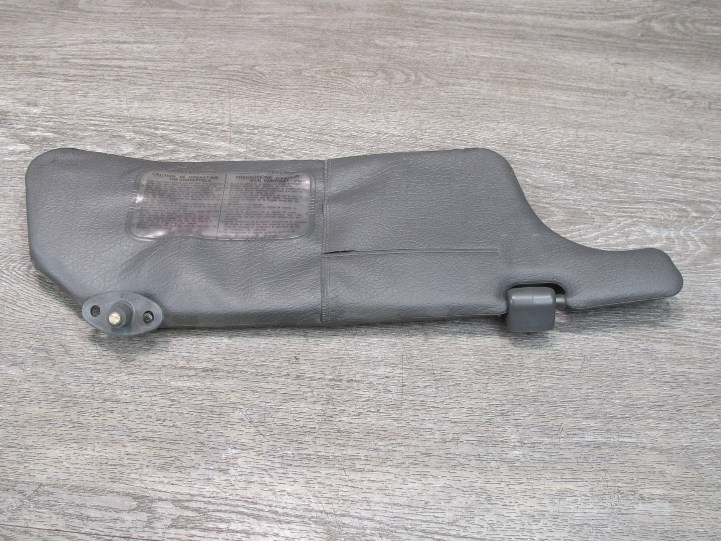 1988 Mazda RX7 FC3S Convertible Set of 2 Front Left & Right Sun Visor Gray OEM