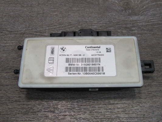 11-16 BMW F10 F07 5-SERIES SRS AIRBAG CONTROL MODULE UNIT 9280186 OEM