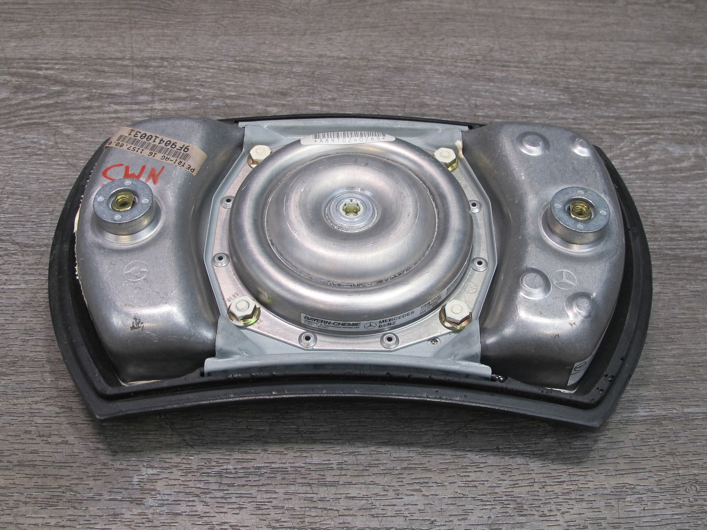 86-91 MERCEDES W126 560SEL FRONT LEFT DRIVER SIDE STEERING WHEEL SRS AIRBAG OEM