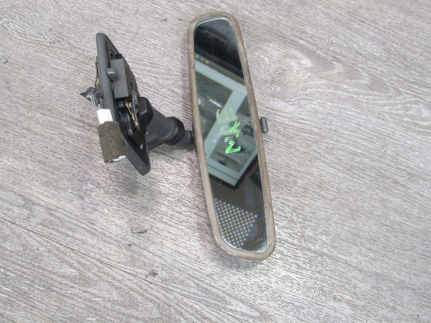 88-91 Mazda RX7 FC3S Convertible Manual Dimming Interior Rear View Mirror OEM