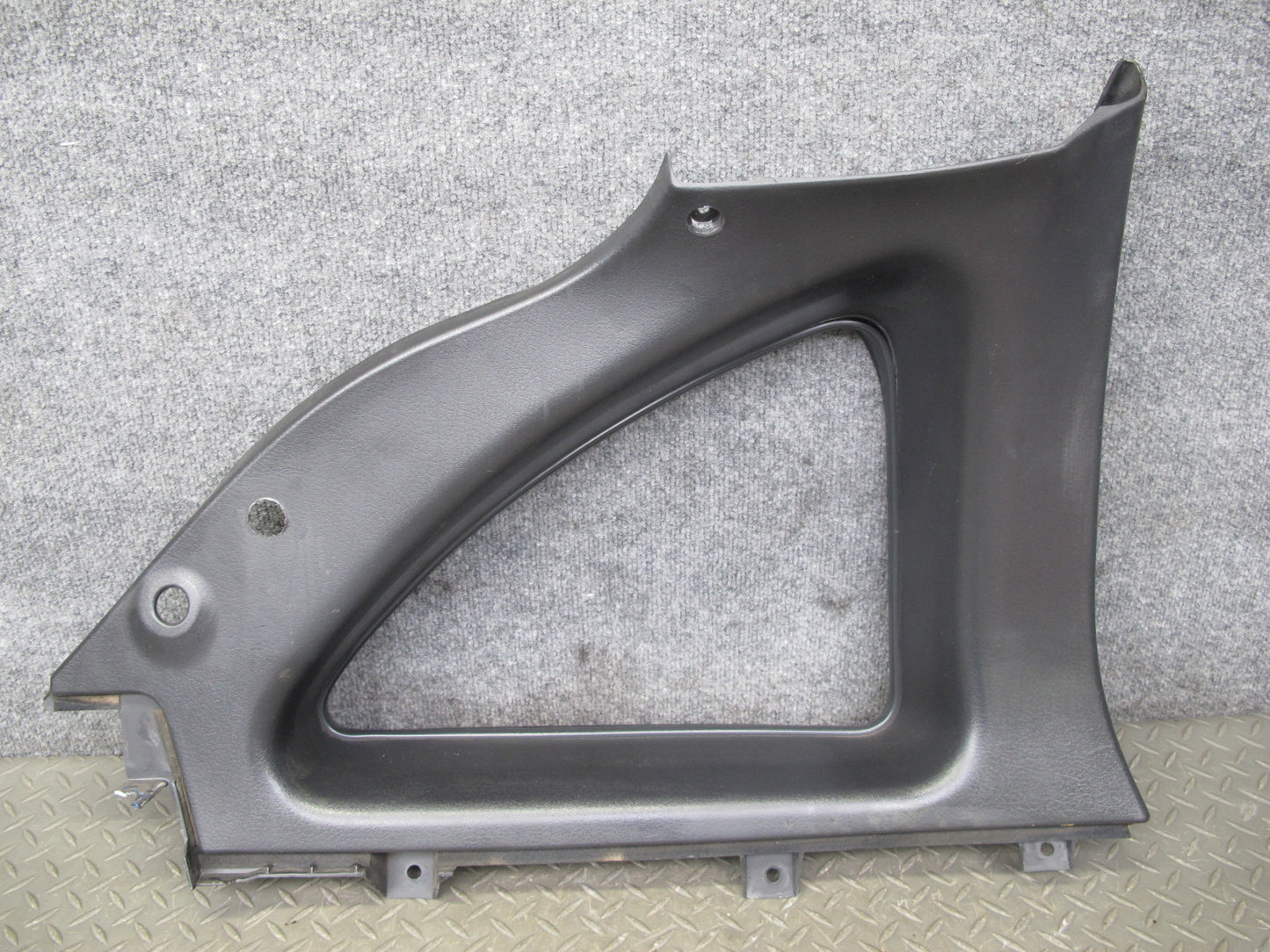 90-96 Nissan Z32 300ZX 2+2 Rear Left Quarter Window Upper Trim Cover Black OEM