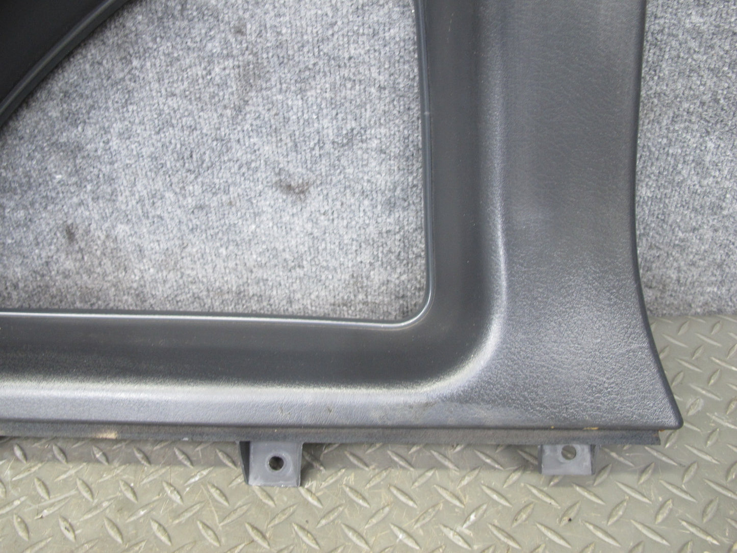 90-96 Nissan Z32 300ZX 2+2 Rear Left Quarter Window Upper Trim Cover Black OEM