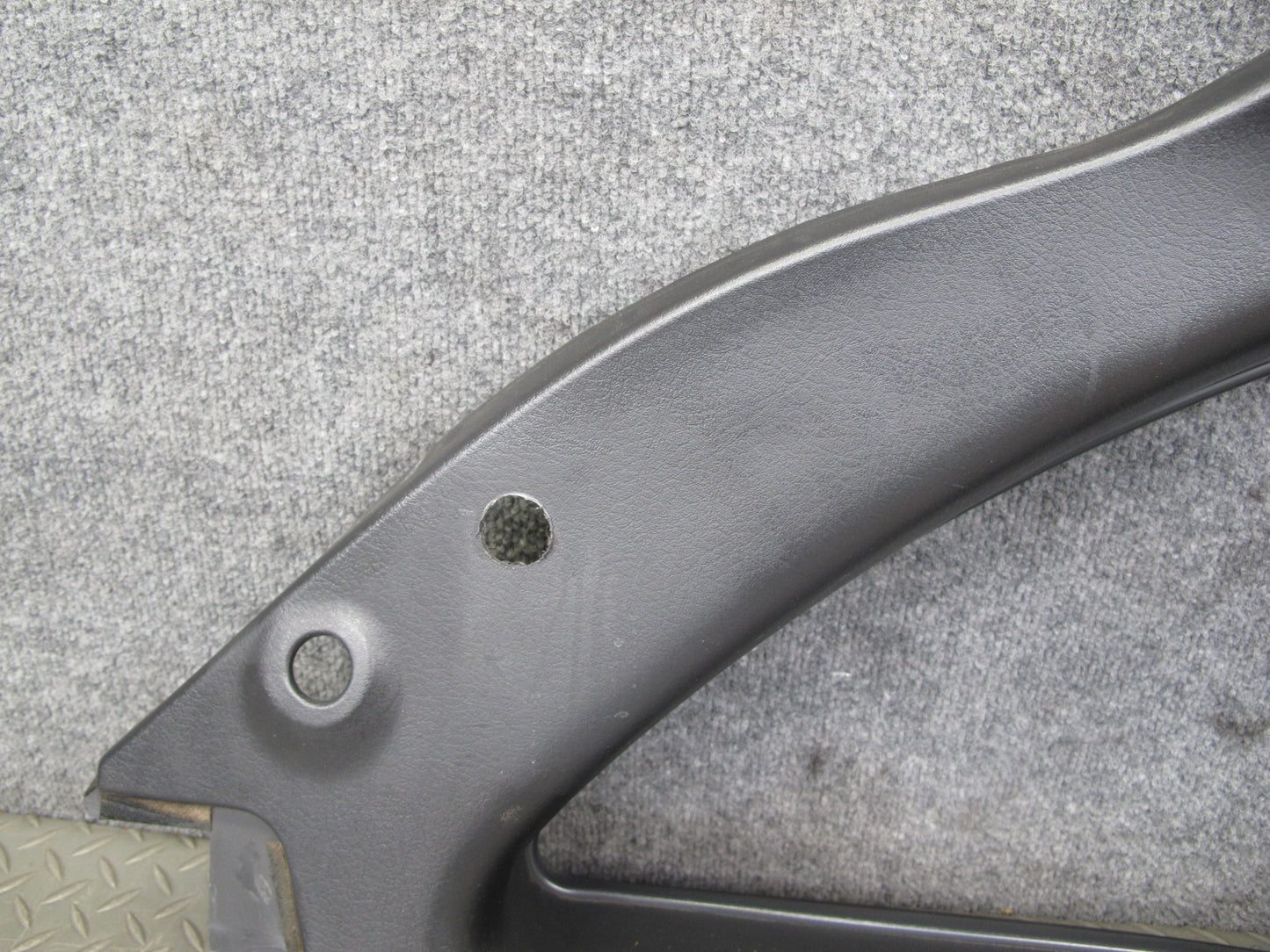 90-96 Nissan Z32 300ZX 2+2 Rear Left Quarter Window Upper Trim Cover Black OEM