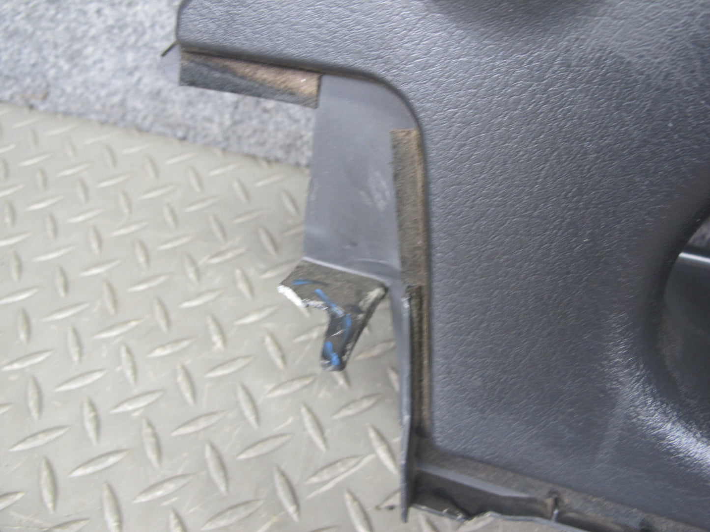 90-96 Nissan Z32 300ZX 2+2 Rear Left Quarter Window Upper Trim Cover Black OEM