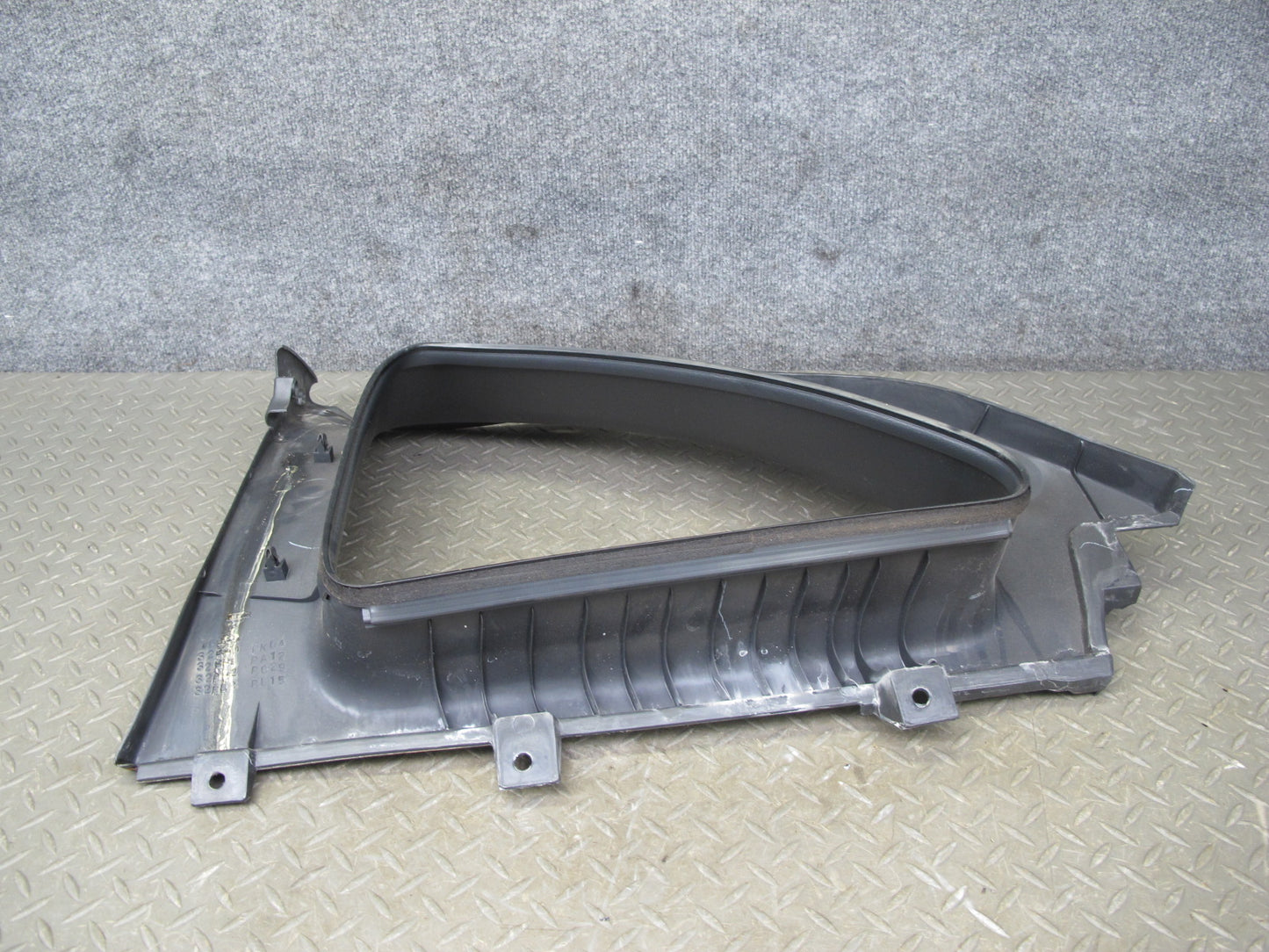 90-96 Nissan Z32 300ZX 2+2 Rear Left Quarter Window Upper Trim Cover Black OEM