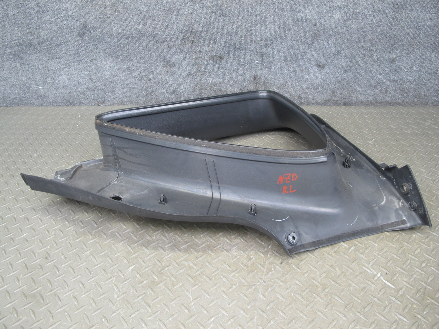 90-96 Nissan Z32 300ZX 2+2 Rear Left Quarter Window Upper Trim Cover Black OEM