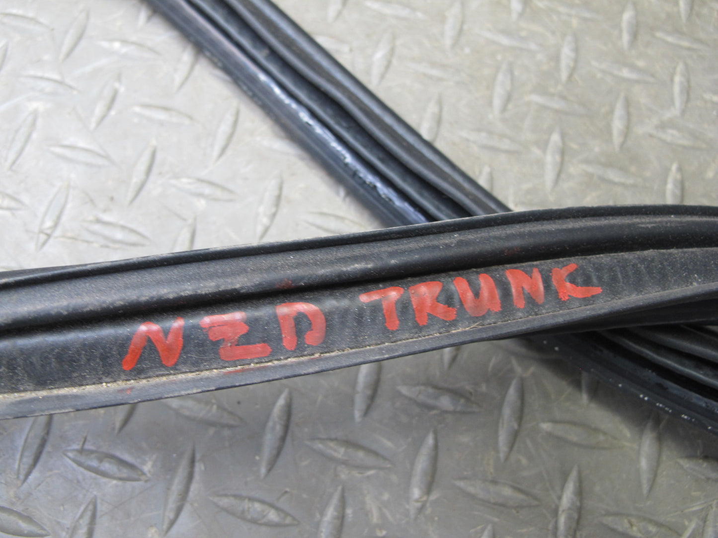 90-96 Nissan Z32 300ZX 2+2 Set of 3 Door & Trunk Tailgate Weatherstrip Seal OEM
