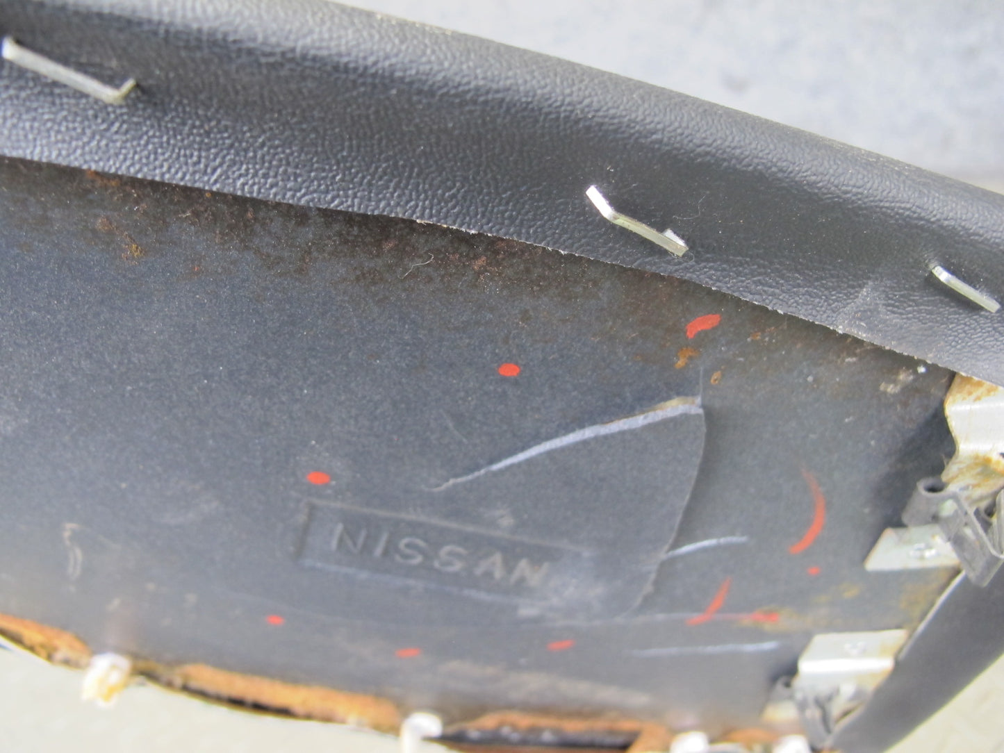 92-93 Nissan Z32 300ZX 2+2 Rear Right Quarter Lower Trim Cover Panel Black OEM