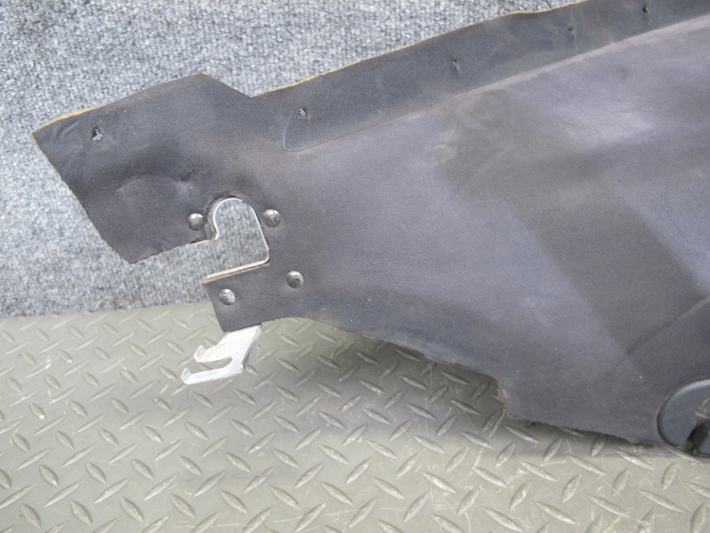 92-93 Nissan Z32 300ZX 2+2 Rear Left Quarter Lower Trim Cover Panel Black OEM