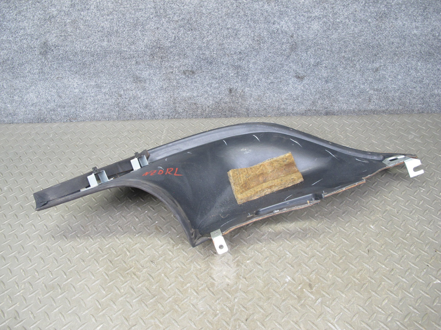 92-93 Nissan Z32 300ZX 2+2 Rear Left Quarter Lower Trim Cover Panel Black OEM