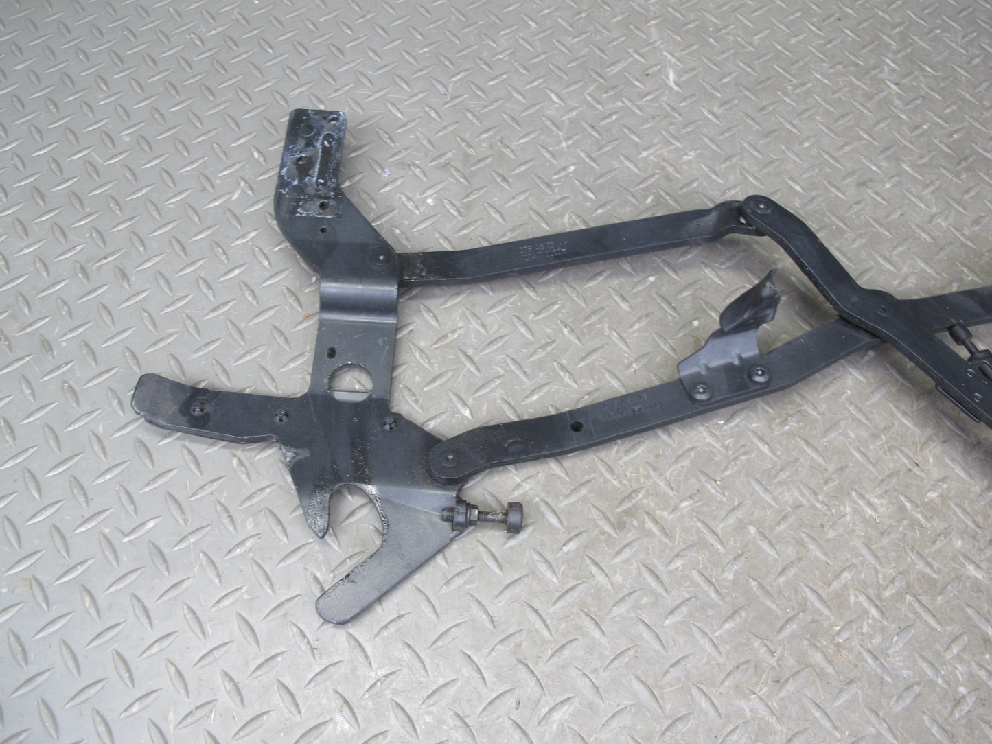07-12 Mercedes R230 Sl-class Rear Trunk Lid Left & Right Hinge w Support Set OEM