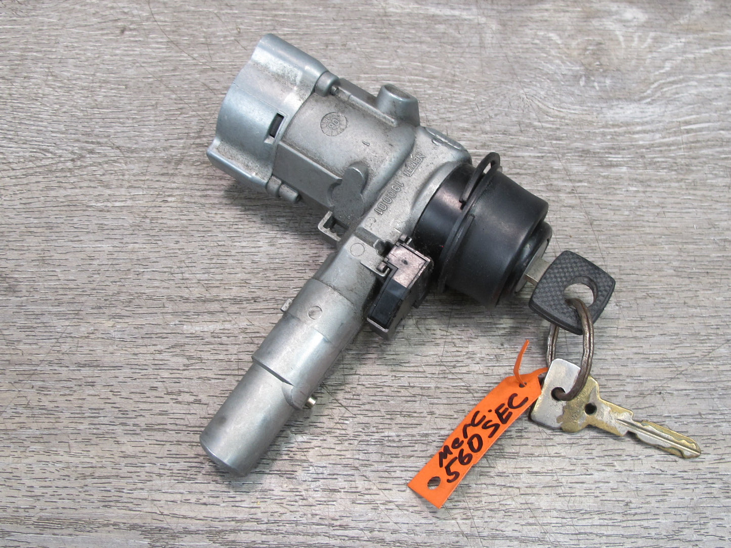 86-91 Mercedes W126 C126 Coupe Ignition Switch Door Lock KEY Handle Set OEM