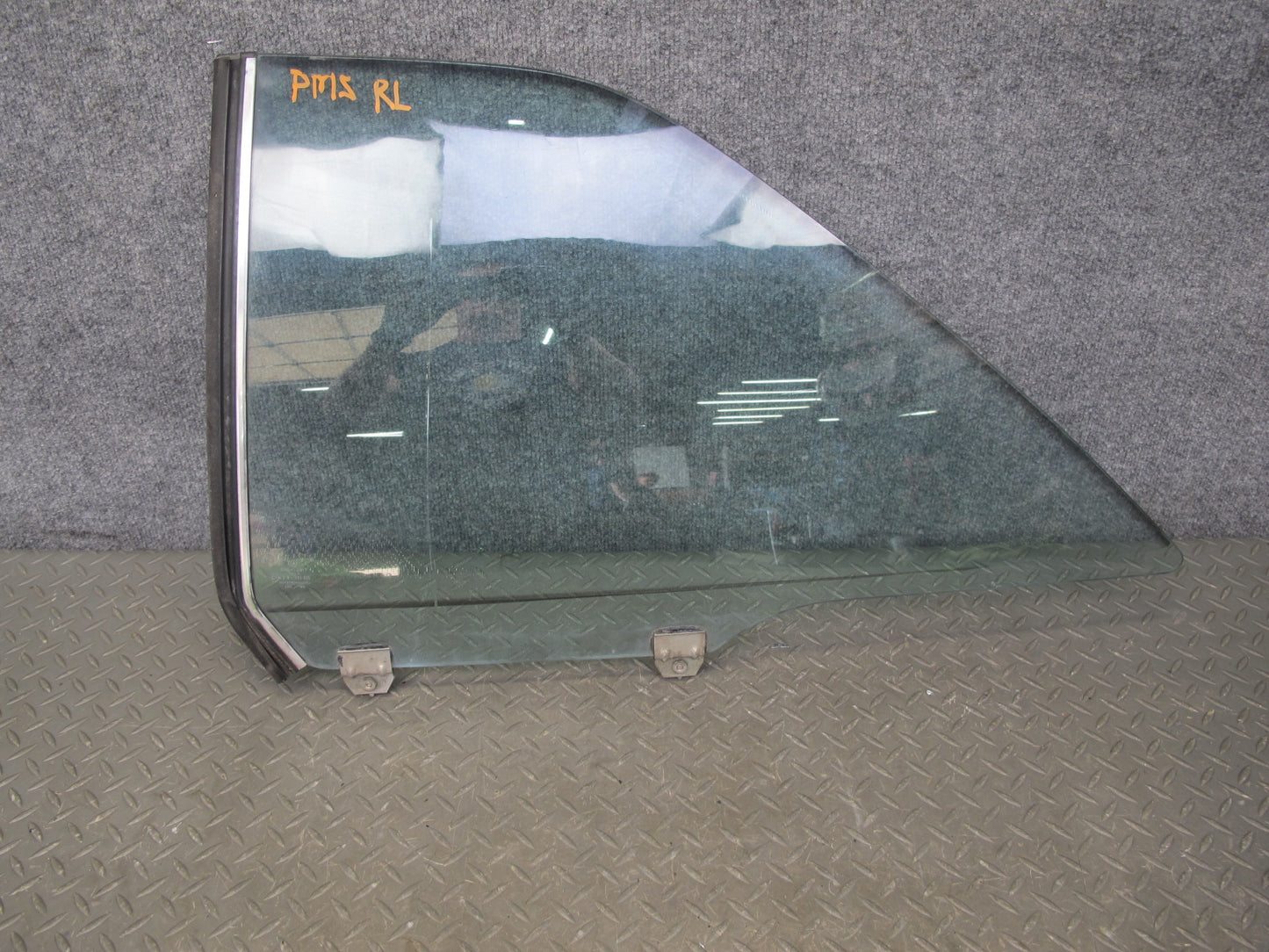 86-91 Mercedes W126 C126 Coupe Rear Left Quarter Glass Window OEM