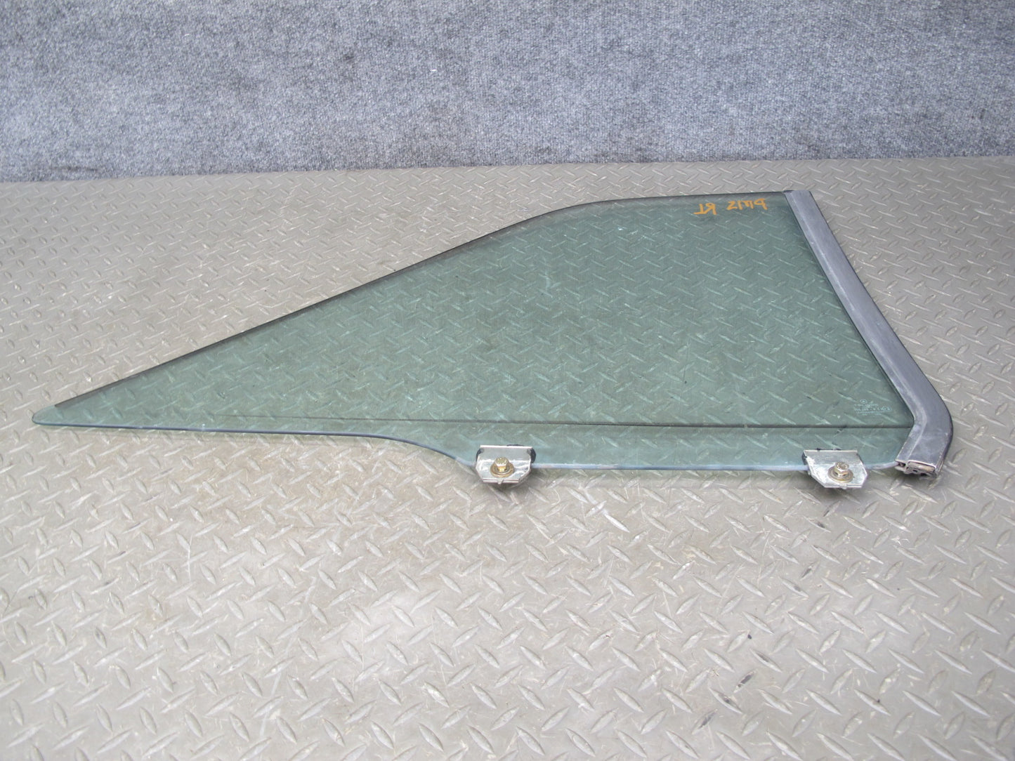86-91 Mercedes W126 C126 Coupe Rear Left Quarter Glass Window OEM