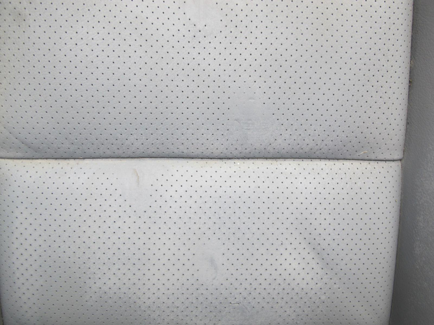 89-91 Mercedes W126 C126 Coupe Rear Left Seat Upper Leather Cushion Gray OEM