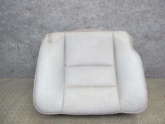 89-91 Mercedes W126 C126 Coupe Rear Left Seat Lower Leather Cushion Gray OEM
