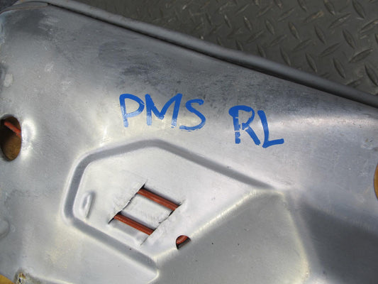 89-91 Mercedes W126 C126 Coupe Rear Left Seat Lower Leather Cushion Gray OEM