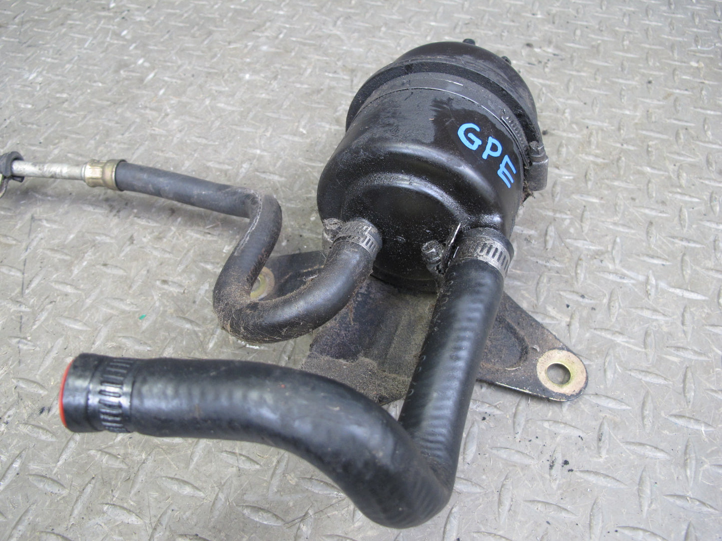 1984-1986 Porsche 928 S Power Steering Pressure Line Hose Pipe W/ Reservoir Set