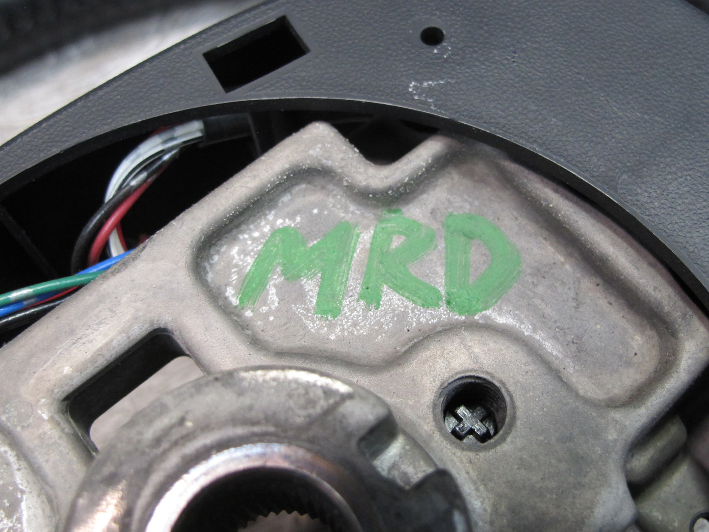 04-08 Mazda RX8 M/T Manual Transmission Black Leather Steering w Controls OEM