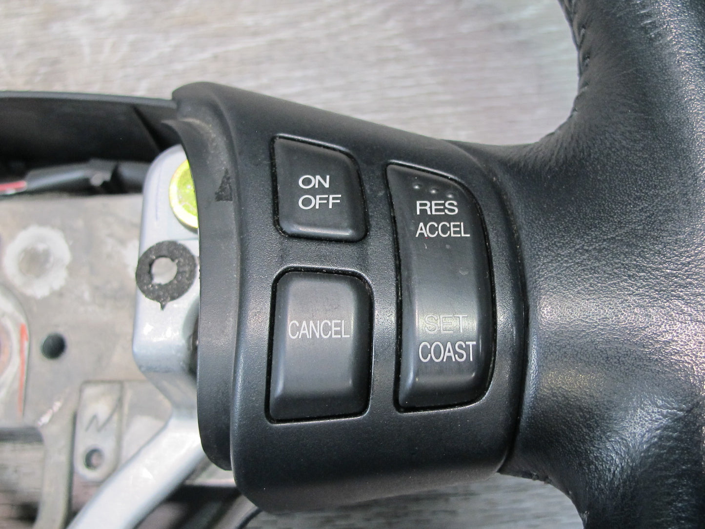 04-08 Mazda RX8 M/T Manual Transmission Black Leather Steering w Controls OEM