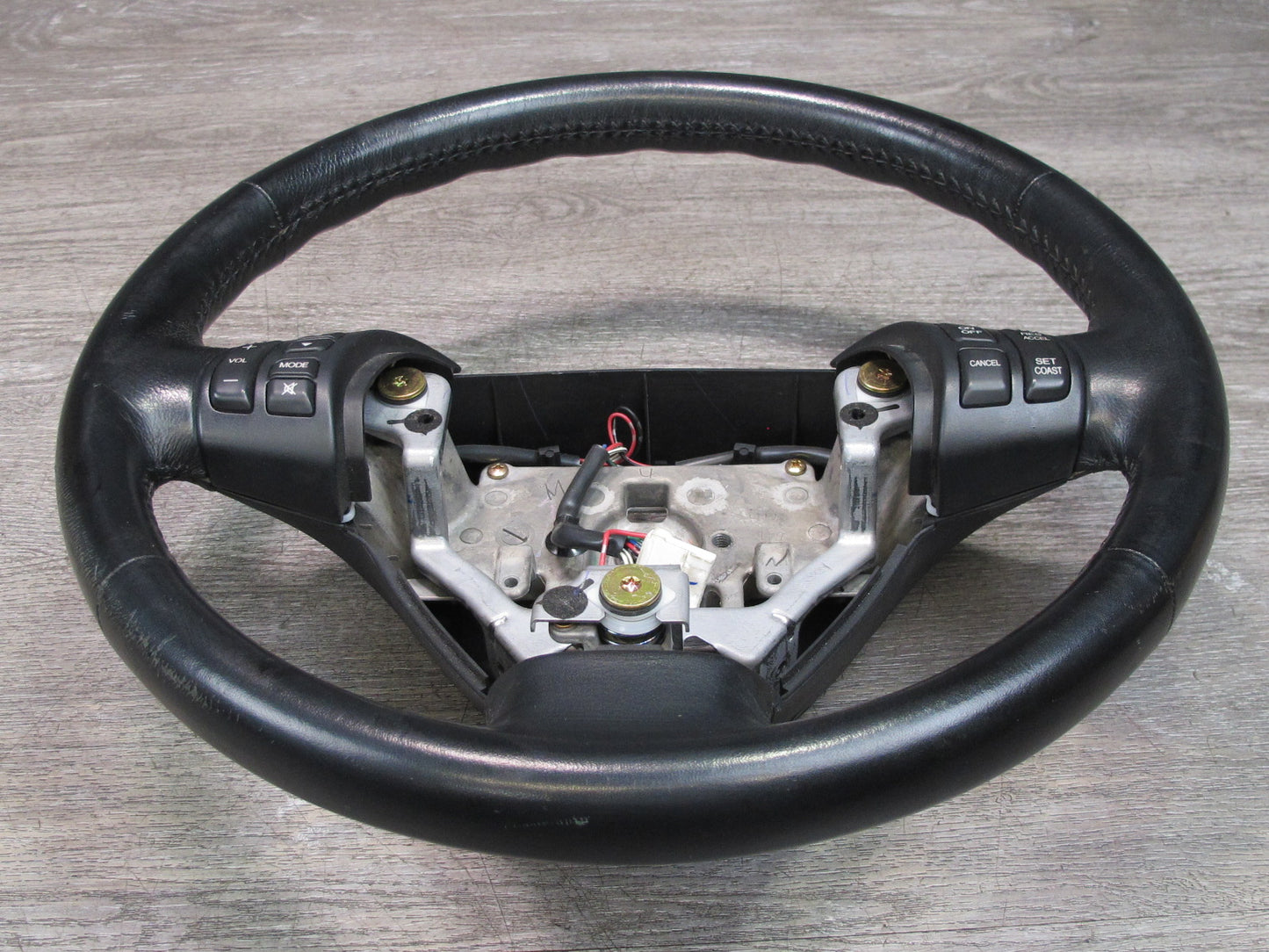 04-08 Mazda RX8 M/T Manual Transmission Black Leather Steering w Controls OEM