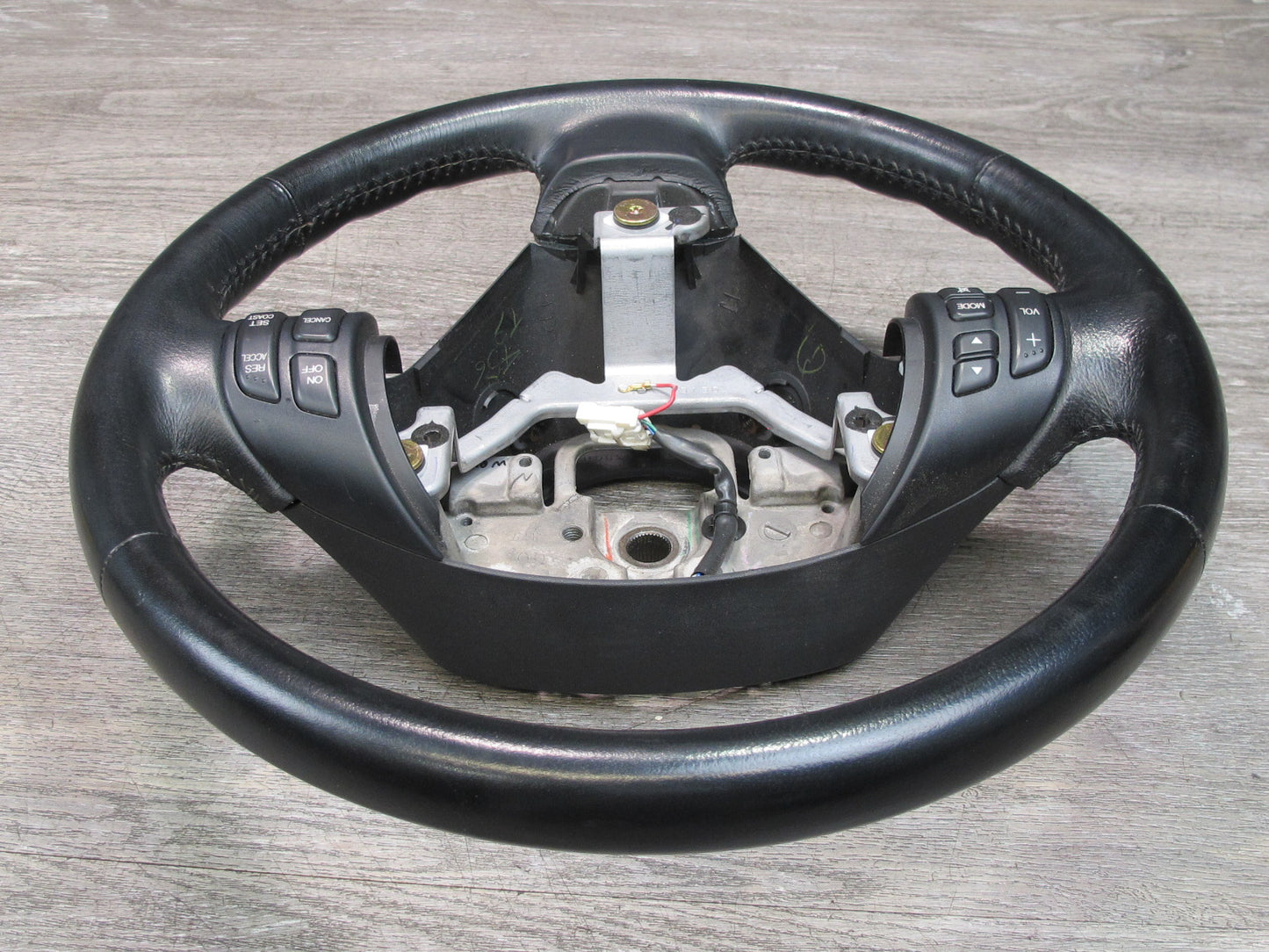 04-08 Mazda RX8 M/T Manual Transmission Black Leather Steering w Controls OEM