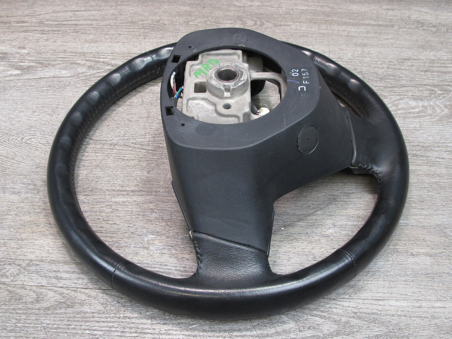 04-08 Mazda RX8 M/T Manual Transmission Black Leather Steering w Controls OEM