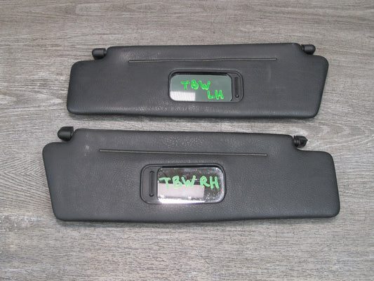 01-06 BMW E46 3-SERIES Convertible Set of 2 Front Left & Right Sun Visor OEM