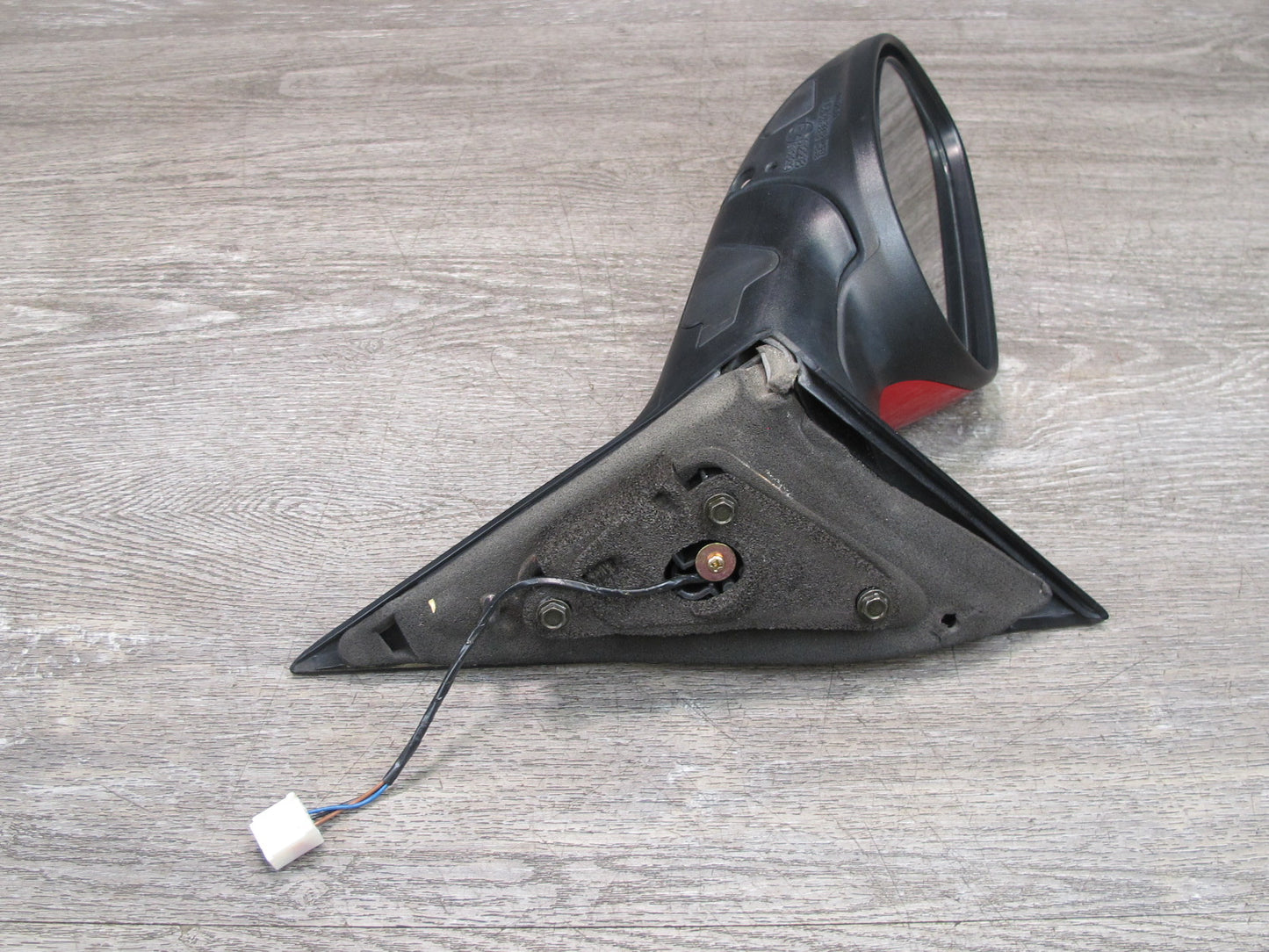 04-11 Mazda RX8 Front Left Driver Side Power Door Mirror RED OEM