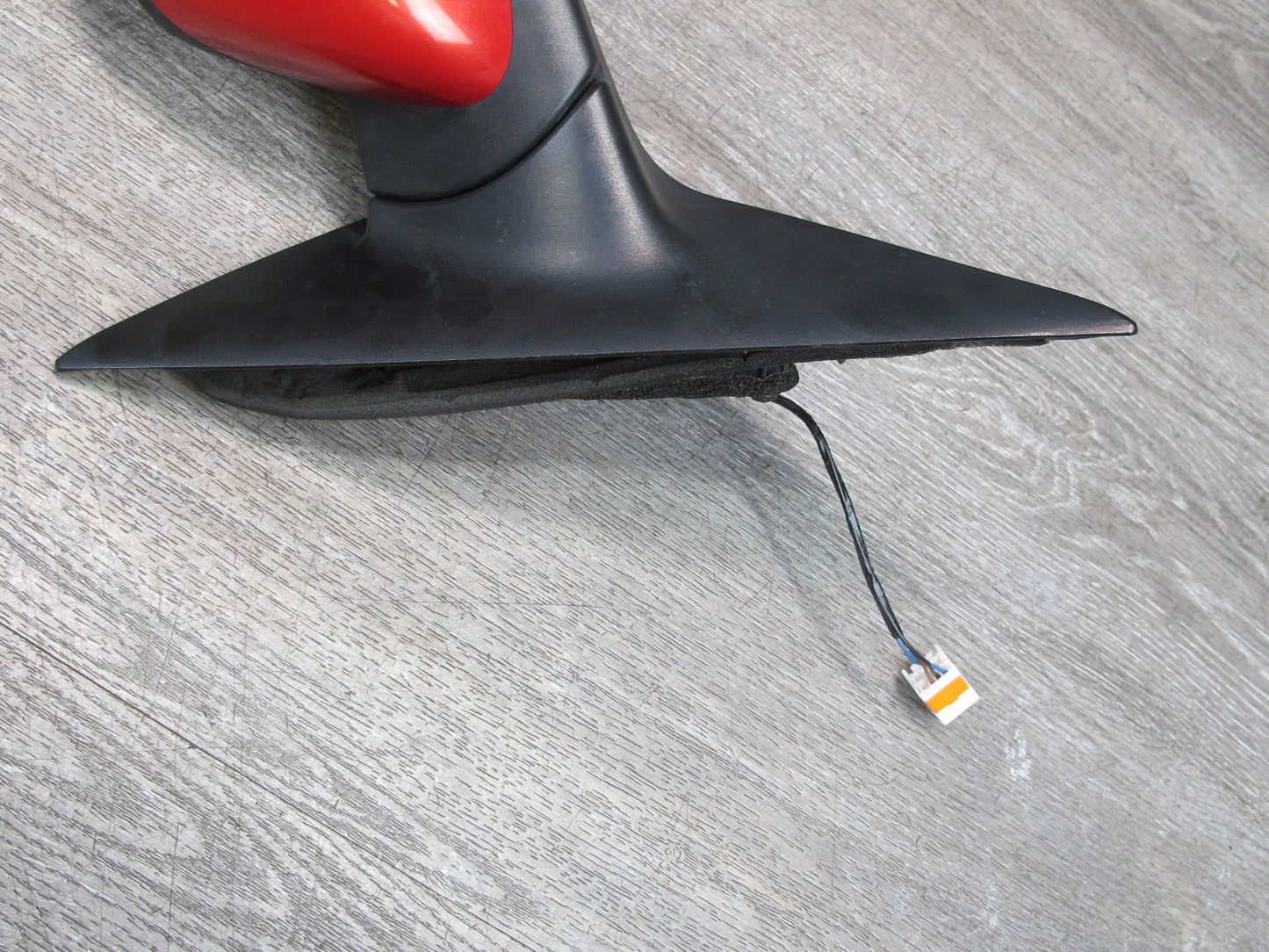 04-11 Mazda RX8 Front Left Driver Side Power Door Mirror RED OEM